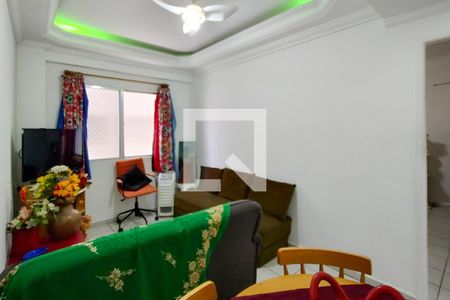 Sala de apartamento para alugar com 1 quarto, 66m² em Guilhermina, Praia Grande