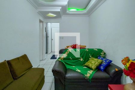 Sala de apartamento para alugar com 1 quarto, 66m² em Guilhermina, Praia Grande