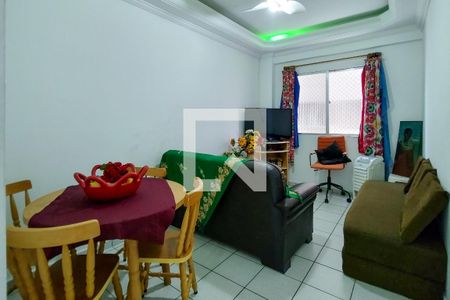 Sala de apartamento para alugar com 1 quarto, 66m² em Guilhermina, Praia Grande