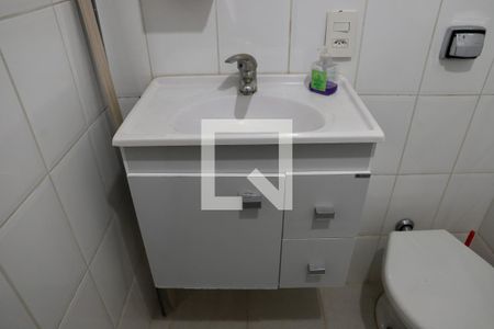 Banheiro da Suíte de apartamento para alugar com 1 quarto, 58m² em Vila Clementino, São Paulo