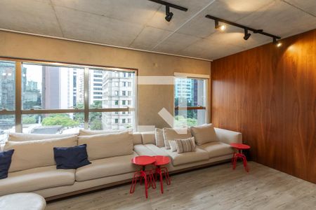 Sala de apartamento à venda com 1 quarto, 70m² em Itaim Bibi, São Paulo