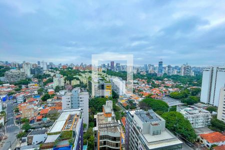 Vista de apartamento à venda com 2 quartos, 72m² em Vila Madalena, São Paulo