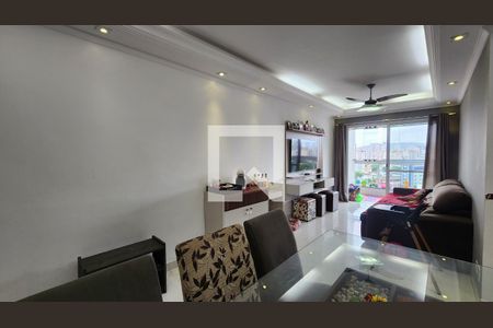 Sala de apartamento para alugar com 3 quartos, 87m² em Macuco, Santos