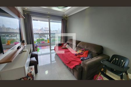 Sala de apartamento para alugar com 3 quartos, 87m² em Macuco, Santos