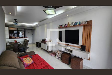 Sala de apartamento para alugar com 3 quartos, 87m² em Macuco, Santos