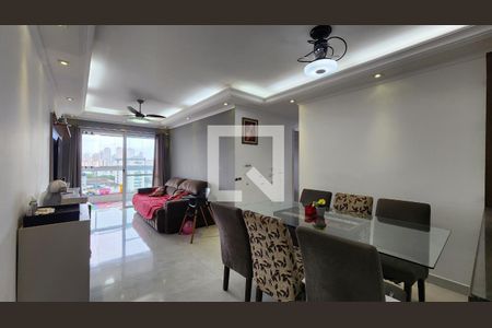 Detalhe Sala de apartamento para alugar com 3 quartos, 87m² em Macuco, Santos