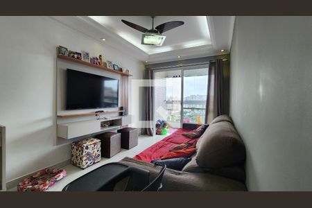 Sala de apartamento para alugar com 3 quartos, 87m² em Macuco, Santos