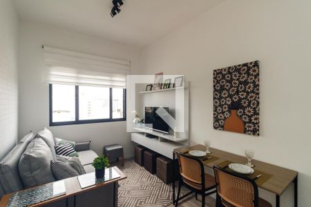 Sala de apartamento à venda com 1 quarto, 27m² em Vila Buarque, São Paulo