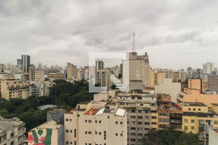 Vista da Sala de apartamento à venda com 1 quarto, 27m² em Vila Buarque, São Paulo