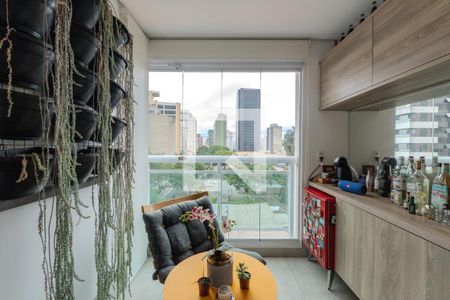 Varanda de apartamento à venda com 1 quarto, 54m² em Consolação, São Paulo