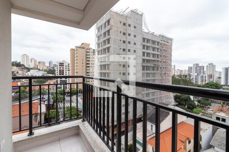 Varanda da Sala de apartamento à venda com 2 quartos, 50m² em Vila Pauliceia, São Paulo