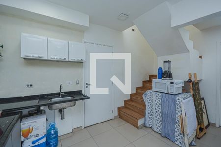 Sala/Cozinha de apartamento à venda com 1 quarto, 60m² em Vila Castelo, São Paulo