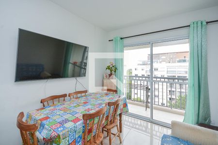 Sala/Cozinha de apartamento à venda com 1 quarto, 60m² em Vila Castelo, São Paulo