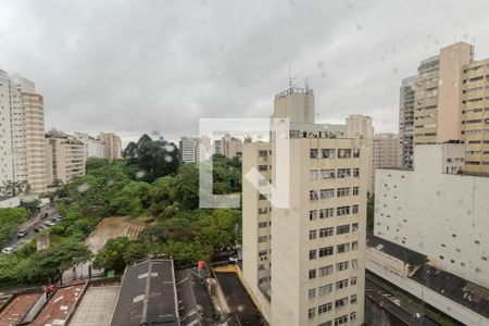 Vista do Quarto de apartamento para alugar com 1 quarto, 30m² em Consolação, São Paulo