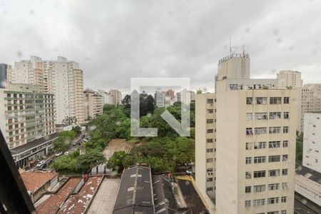 Vista do Quarto de apartamento para alugar com 1 quarto, 30m² em Consolação, São Paulo