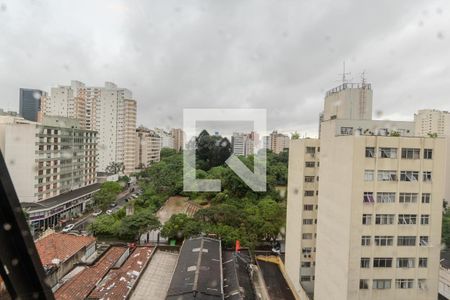 Vista do Quarto de apartamento para alugar com 1 quarto, 30m² em Consolação, São Paulo