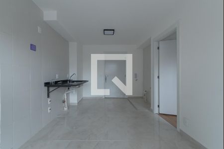 Sala - Cozinha Integrada de kitnet/studio para alugar com 1 quarto, 28m² em Campo Belo, São Paulo