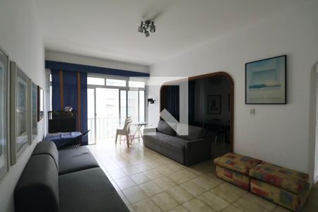 Sala de apartamento para alugar com 2 quartos, 126m² em Vila Maia, Guarujá