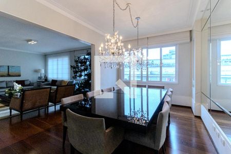 Sala de Jantar de apartamento à venda com 4 quartos, 322m² em Higienópolis, São Paulo