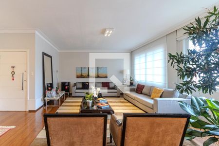 Sala de Estar de apartamento à venda com 4 quartos, 322m² em Higienópolis, São Paulo