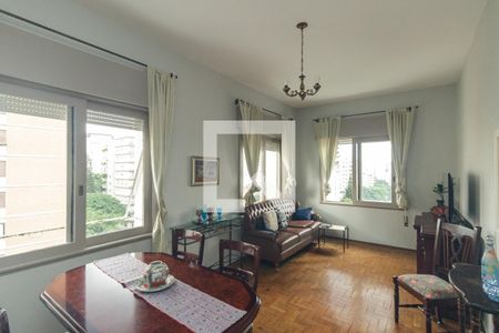 Sala de apartamento à venda com 2 quartos, 80m² em Higienópolis, São Paulo