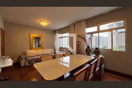 sala  de apartamento à venda com 3 quartos, 80m² em Lourdes, Belo Horizonte