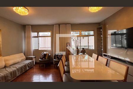 sala  de apartamento à venda com 3 quartos, 80m² em Lourdes, Belo Horizonte