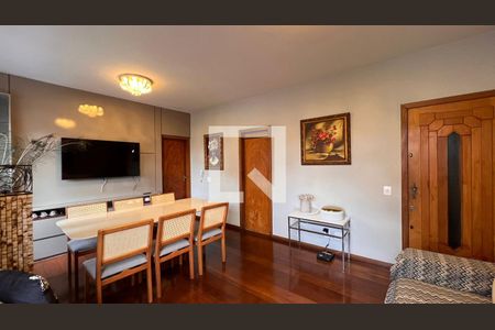 sala  de apartamento à venda com 3 quartos, 80m² em Lourdes, Belo Horizonte