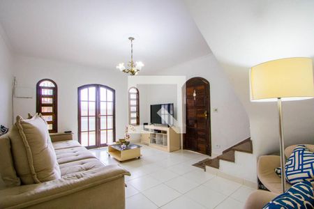 Sala de casa à venda com 3 quartos, 278m² em Vila Valparaíso, Santo André