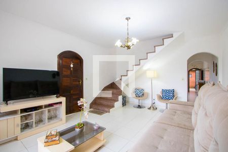 Sala de casa à venda com 3 quartos, 278m² em Vila Valparaíso, Santo André