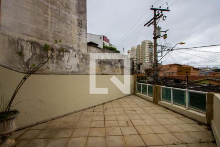 Varanda da sala de casa à venda com 3 quartos, 278m² em Vila Valparaíso, Santo André