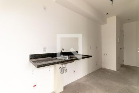 Cozinha de apartamento à venda com 1 quarto, 25m² em Indianópolis, São Paulo