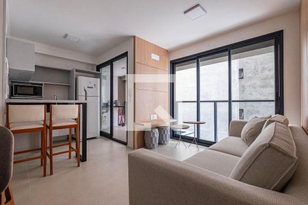 Sala/Cozinha de apartamento para alugar com 2 quartos, 61m² em Jardim Paulista, São Paulo