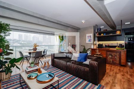 Sala de apartamento à venda com 2 quartos, 138m² em Real Parque, São Paulo