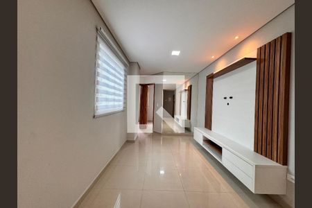 Sala de apartamento à venda com 2 quartos, 96m² em Vila Lutécia, Santo André