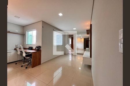 Sala de apartamento à venda com 2 quartos, 96m² em Vila Lutécia, Santo André