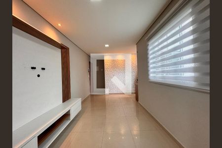 Sala de apartamento à venda com 2 quartos, 96m² em Vila Lutécia, Santo André