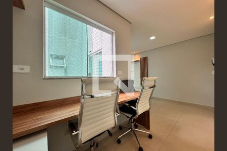 Sala de apartamento à venda com 2 quartos, 96m² em Vila Lutécia, Santo André