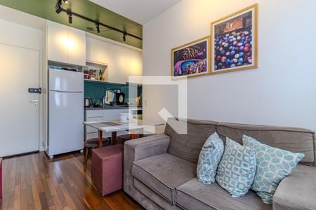 Sala de apartamento para alugar com 1 quarto, 25m² em Vila Buarque, São Paulo