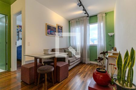 Sala de apartamento para alugar com 1 quarto, 25m² em Vila Buarque, São Paulo