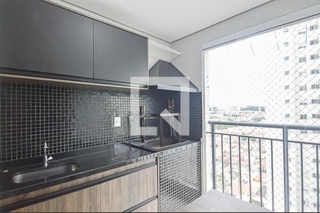 Varanda gourmet de apartamento para alugar com 3 quartos, 70m² em Independência, São Bernardo do Campo