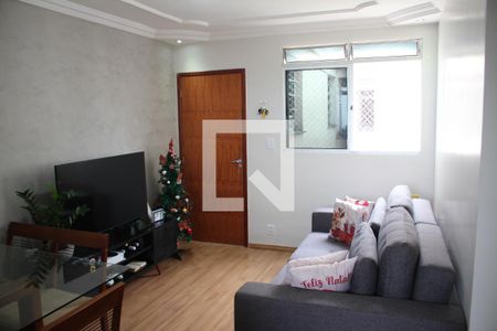 Sala de apartamento à venda com 3 quartos, 64m² em Cardoso, Contagem