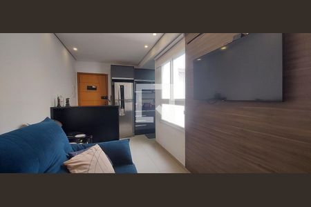 Sala de apartamento à venda com 2 quartos, 90m² em Jardim Utinga, Santo André