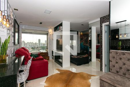 Sala de apartamento à venda com 1 quarto, 50m² em Vila Gomes Cardim, São Paulo