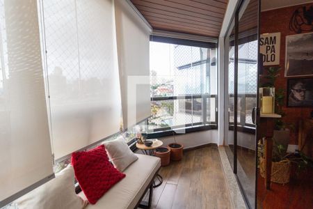 Varanda da Sala de apartamento à venda com 3 quartos, 150m² em Vila Ipojuca, São Paulo