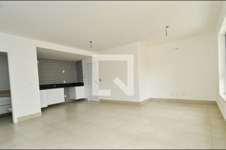 Sala de apartamento à venda com 1 quarto, 42m² em Lourdes, Belo Horizonte