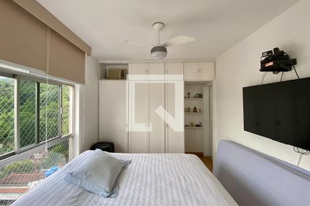 Quarto 2 - Suíte de apartamento à venda com 3 quartos, 130m² em Laranjeiras, Rio de Janeiro