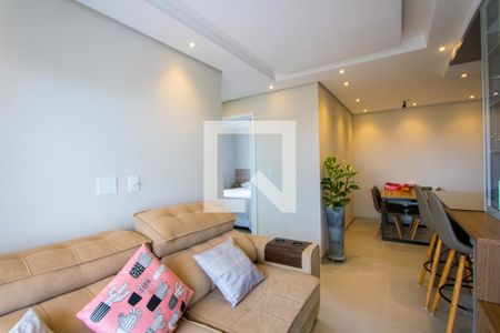 Sala de apartamento para alugar com 2 quartos, 52m² em Jardim Pilar, Mauá