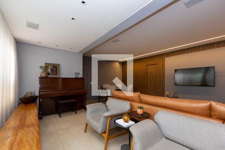 Sala de apartamento à venda com 3 quartos, 120m² em Vila da Serra, Nova Lima