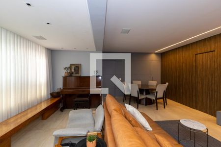 Sala de apartamento à venda com 3 quartos, 120m² em Vila da Serra, Nova Lima